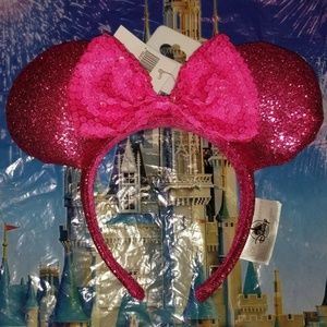 Disney Parks Imagination Pink Minnie Ears Headband